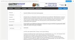 Desktop Screenshot of gastropara.de